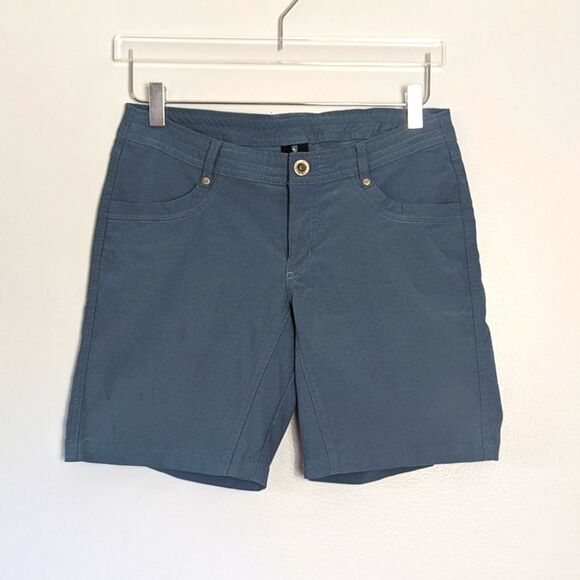 Kuhl Teal Stretch Hiking Shorts Women's 6 - Picture 1 of 9